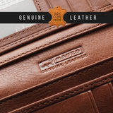 MAURO Tradesman Bifold Series Men's Genuine Leather Wallet with RIFD Protection Dompet Kulit Lelaki 08O2MX1712