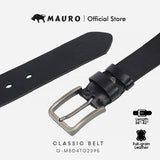 Mauro Genuine Leather Men Needle Buckle Belt