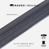 MAURO Elite Series Men's Leather Belt Automatic Buckle 08Y3TP003B