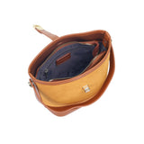 Arrow Ladies Two Tone Suede Synthetic Leather Bucket Bag
