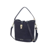 Arrow Ladies Two Tone Suede Synthetic Leather Bucket Bag