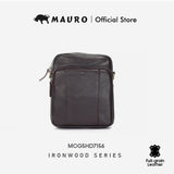 MAURO Men'S Genuine Leather Crossbody – Man Sling Bag Crossbody Organized & Professional Carry Beg Silang Lelaki