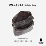 MAURO Men'S Genuine Leather Crossbody – Man Sling Bag Crossbody Organized & Professional Carry Beg Silang Lelaki