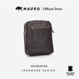 MAURO Men'S Genuine Leather Crossbody – Man Sling Bag Crossbody Organized & Professional Carry Beg Silang Lelaki