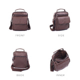 MAURO THE WAYFARER Series Genuine Leather Men Sling Messenger Bag Beg Silang Lelaki