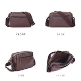 MAURO THE WAYFARER Series Genuine Leather Men Sling Messenger Bag Beg Silang Lelaki