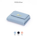 iPOLO East Compact Synthetic Leather Ladies Mini Wallet Zipper Purse