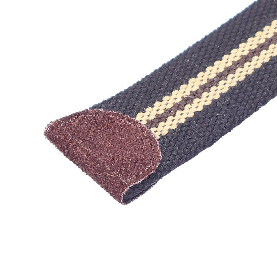 iPOLO East Durable Webbing Belt for Men Premium Canvas Fabric Belt with High Quality Punched Holes Casual Tactical Style