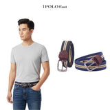 iPOLO East Durable Webbing Belt for Men Premium Canvas Fabric Belt with High Quality Punched Holes Casual Tactical Style