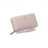 iPOLO East Ladies Synthetic Leather Lychee Texture Long Zipper Purse Dompet Panjang Zip Wanita
