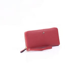 iPOLO East Ladies Synthetic Leather Toothpick Texture Long Zipper Purse Dompet Panjang Zip Wanita