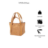 iPOLO EAST Suede Ladies Small Crossbody Bag Sling Bag Women Beg Tangan Wanita Shoulder Bag Casual Bucket