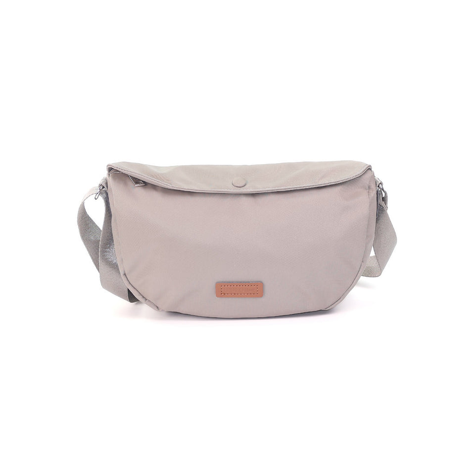 iPOLO East Metro Nylon Collection Ladies Half Moon Crossbody Bag