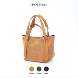 iPOLO EAST Suede Ladies Small Crossbody Bag Sling Bag Women Beg Tangan Wanita Shoulder Bag Casual Bucket
