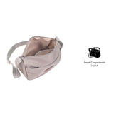 iPOLO East Metro Nylon Collection Ladies Half Moon Crossbody Bag
