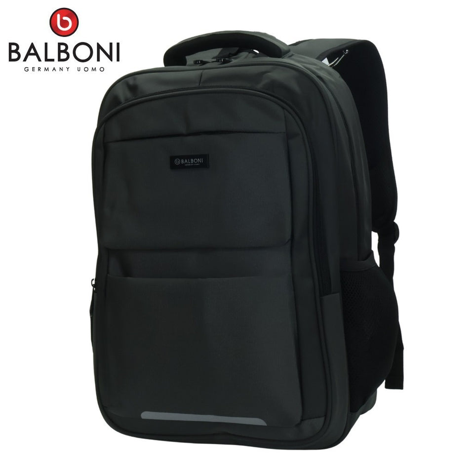 BALBONI Unisex Large-Capacity Water Resistant Nylon Backpack