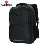 BALBONI Unisex Large-Capacity Water Resistant Nylon Backpack