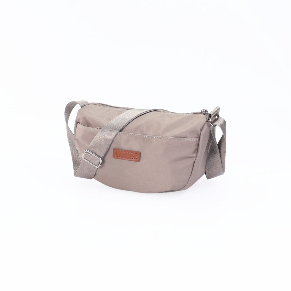 iPOLO East Metro Nylon Collection Ladies Half Moon Crossbody Bag