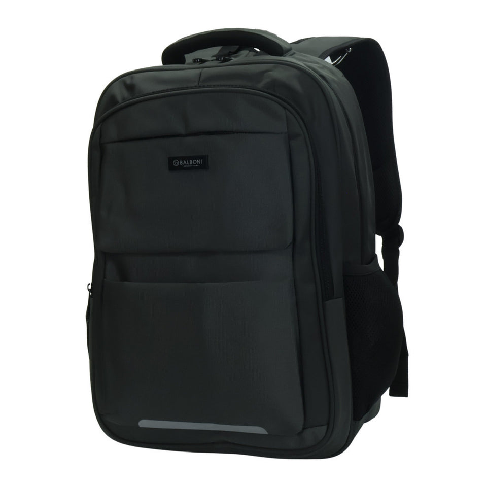 BALBONI Unisex Large-Capacity Water Resistant Nylon Backpack