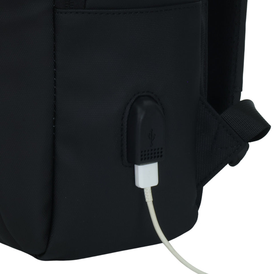 BALBONI Unisex Travel Laptop Backpack with USB Charging Port