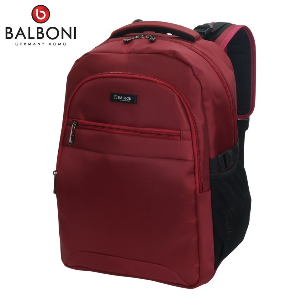 BALBONI Unisex Large-Capacity Water Resistant Nylon Backpack