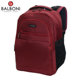 BALBONI Unisex Large-Capacity Water Resistant Nylon Backpack