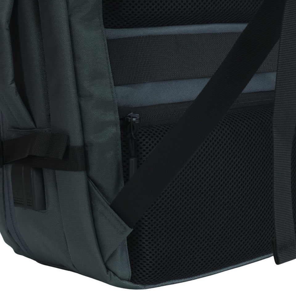 BALBONI Unisex Oxford Fabric Travel Laptop Backpack with USB Charging Port