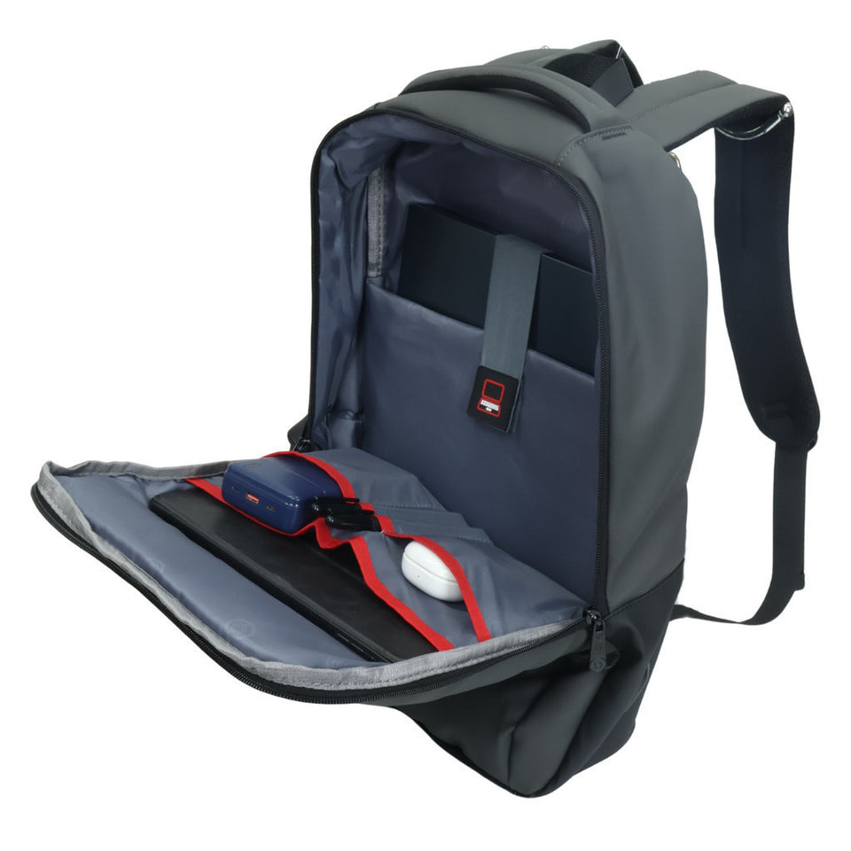 BALBONI Unisex Oxford Fabric Travel Laptop Backpack with USB Charging Port