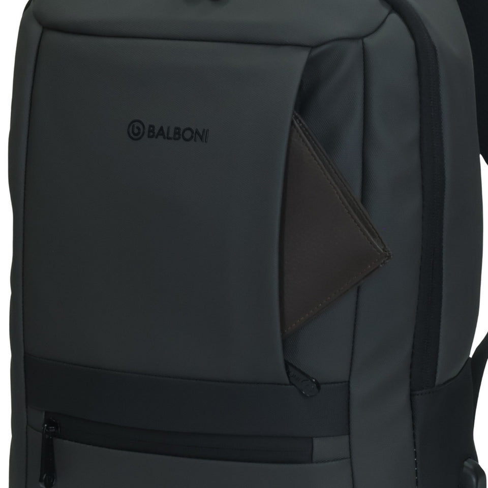 BALBONI Unisex Travel Laptop Backpack with USB Charging Port