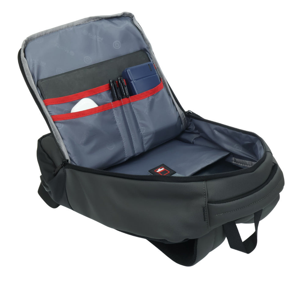 BALBONI Unisex Oxford Fabric Travel Laptop Backpack with USB Charging Port