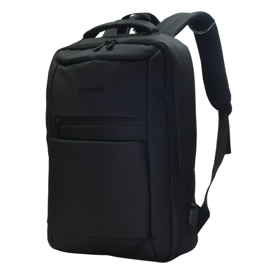 BALBONI Unisex Travel Laptop Backpack with USB Charging Port