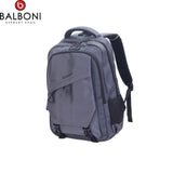 BALBONI Unisex The Water and Scratch Resistant Durable Oxford Fabric Campus Backpack