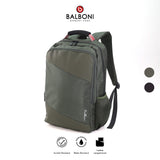 BALBONI METRO 20L Unisex Laptop Backpack - Beg Komputer Riba | Premium Water and Scratch Resistant Oxford Fabric