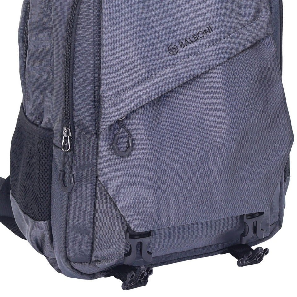 BALBONI Unisex The Water and Scratch Resistant Durable Oxford Fabric Campus Backpack