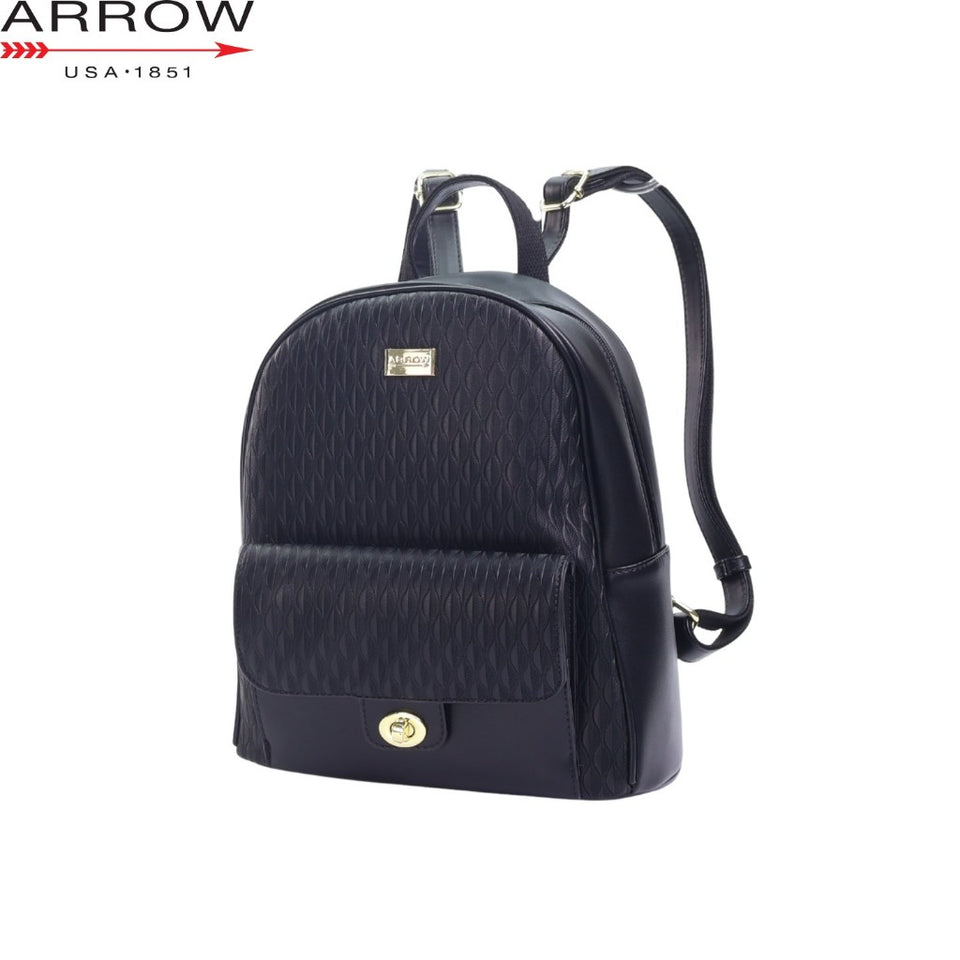 ARROW Ladies Premium Synthetic Leather Large Capacity Korean Style Backpack