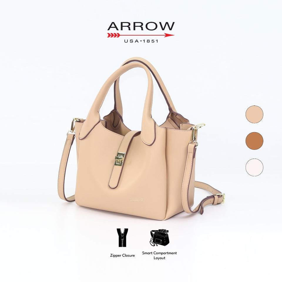 ARROW HAVEN Ladies Tote Crossbody Handbag - Beg Silang Perempuan | Refined Synthetic Leather
