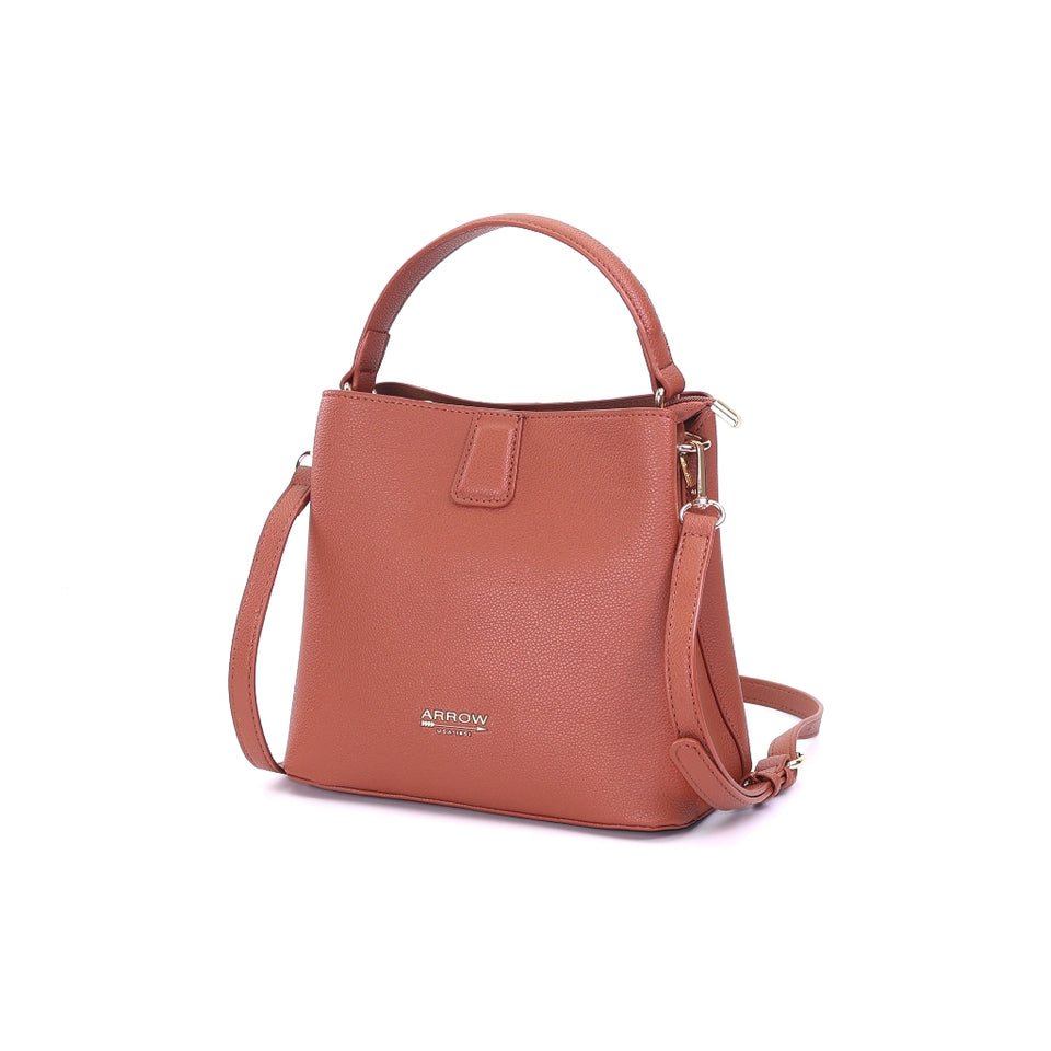 ARROW PRISM Ladies Crossbody Bucket Handbag - Beg Tangan Perempuan | Refined Synthetic Leather