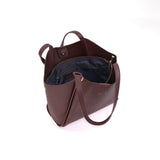 ARROW HAVEN Ladies Tote Handbag with Mini Makeup Pouch - Beg Silang Perempuan | Exquisite Pebbled Synthetic Leather