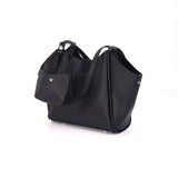 ARROW HAVEN Ladies Tote Handbag with Mini Makeup Pouch - Beg Silang Perempuan | Exquisite Pebbled Synthetic Leather