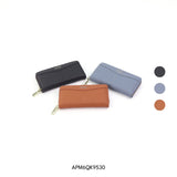 ARROW MODERNA Ladies Medium and Long Zipper Purse - Dompet Perempuan Berzip - Premium Matte and Pebbled Vegan Leather