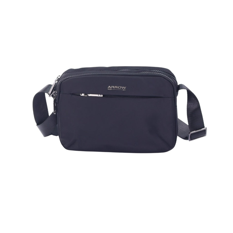 ARROW Men Navigator Series Water and Scratch Resistant Nylon Shoulder Messenger Bag