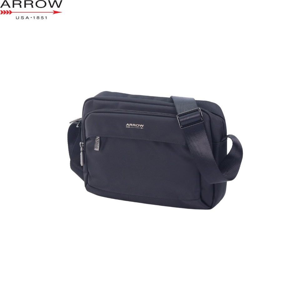ARROW Men Commute Pro Water and Scratch Resistant Nylon Sling Messenger Bag