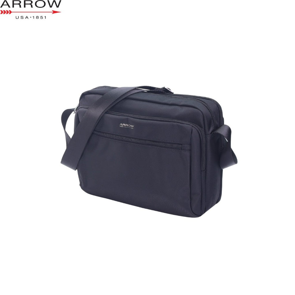ARROW Men Commute Pro Water and Scratch Resistant Large-Capacity Nylon Sling Messenger Bag
