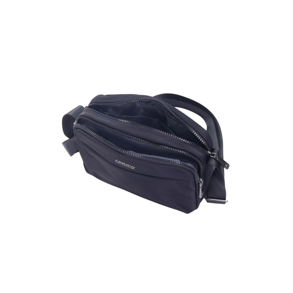 ARROW Men Navigator Series Water and Scratch Resistant Nylon Shoulder Messenger Bag