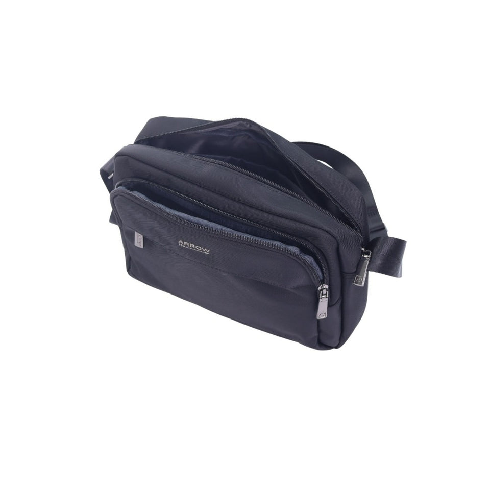 ARROW Men Commute Pro Water and Scratch Resistant Nylon Sling Messenger Bag