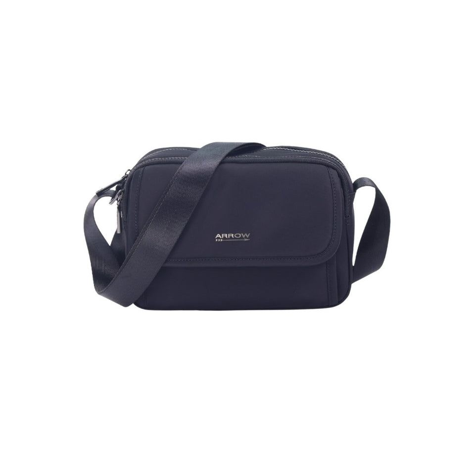 ARROW Men Navigator Series Water and Scratch Resistant Nylon Shoulder Messenger Bag