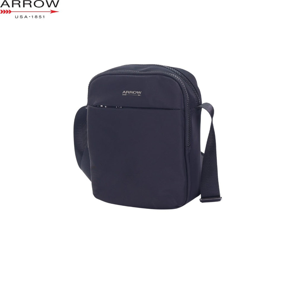 ARROW Men Navigator Series Water and Scratch Resistant Nylon Shoulder Messenger Bag