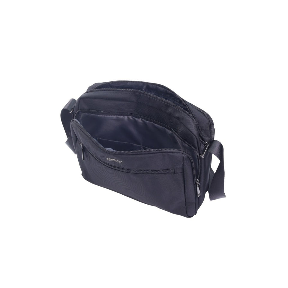 ARROW Men Commute Pro Water and Scratch Resistant Large-Capacity Nylon Sling Messenger Bag