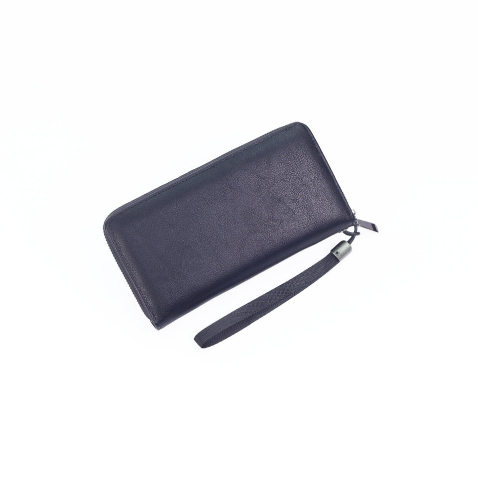 ARROW Men Synthetic Leather Legacy TriFold Long Zipper Wallet with Coin Pouch