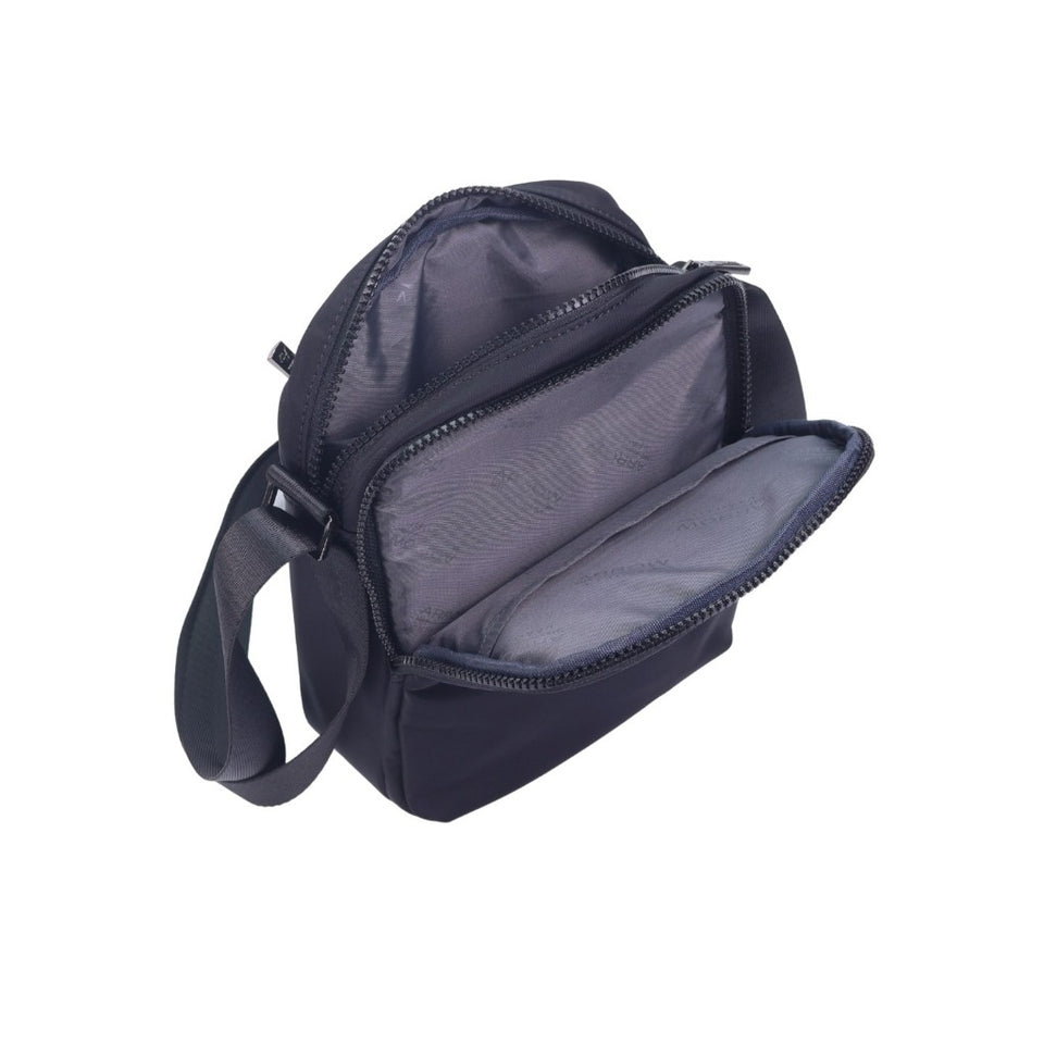 ARROW Men Navigator Series Water and Scratch Resistant Nylon Shoulder Messenger Bag